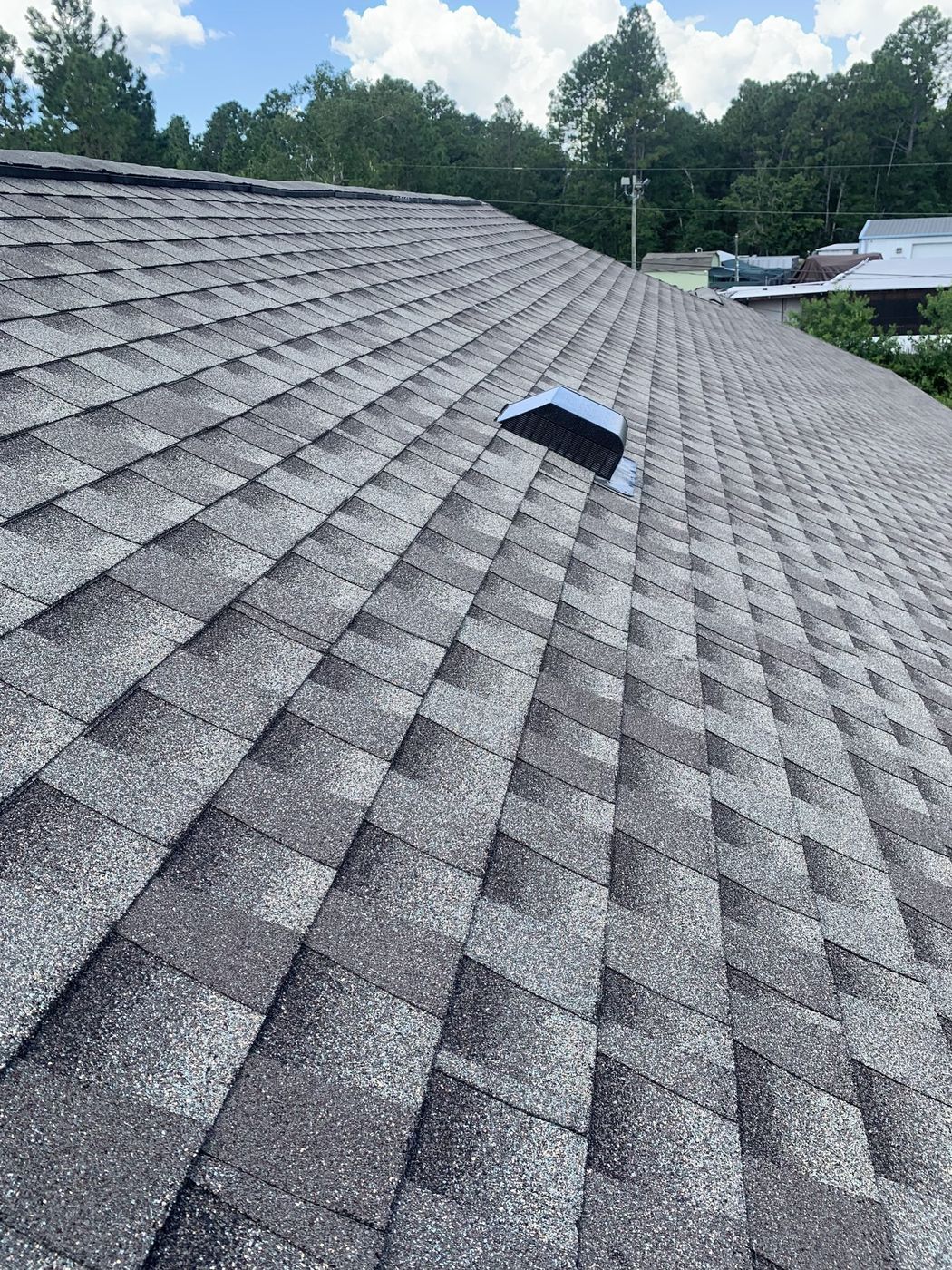 Roof ridge detail