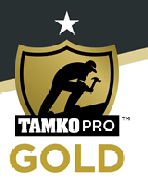TAMKO Pro Gold Certified Contractor badge